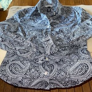 Tommy Hilfiger girls shirt top size 12 paisley
